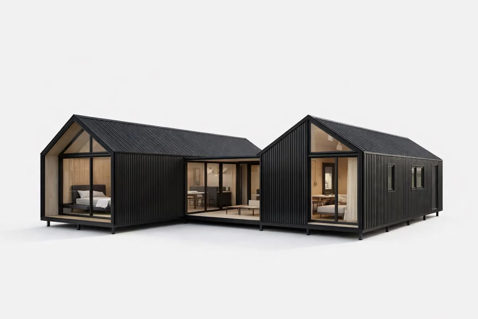 Módulo habitacional de 70 m²
