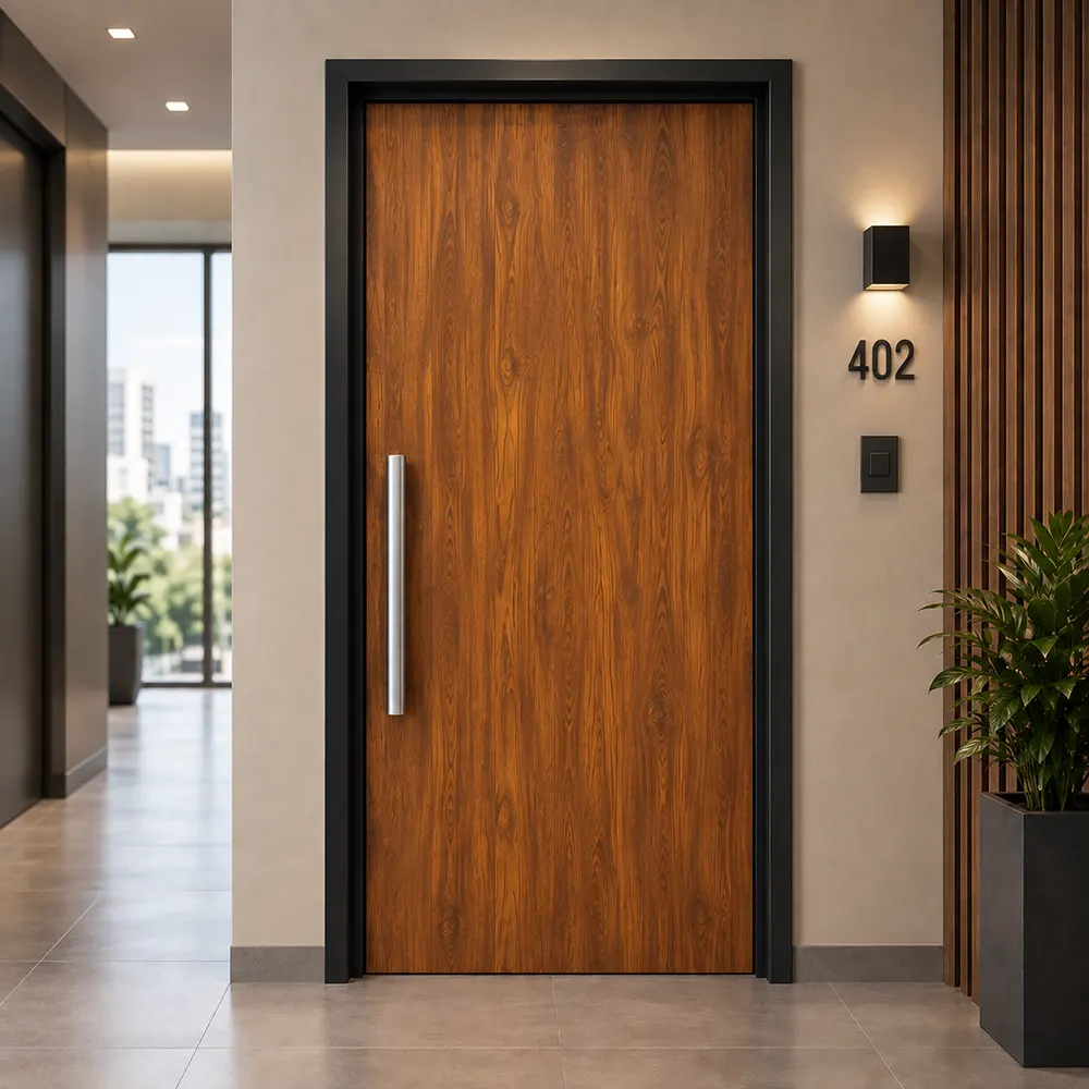 Puerta Nórdika Cortafuego RF30 (simil madera) - Imagen 2